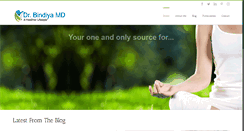 Desktop Screenshot of drbindiyamd.com